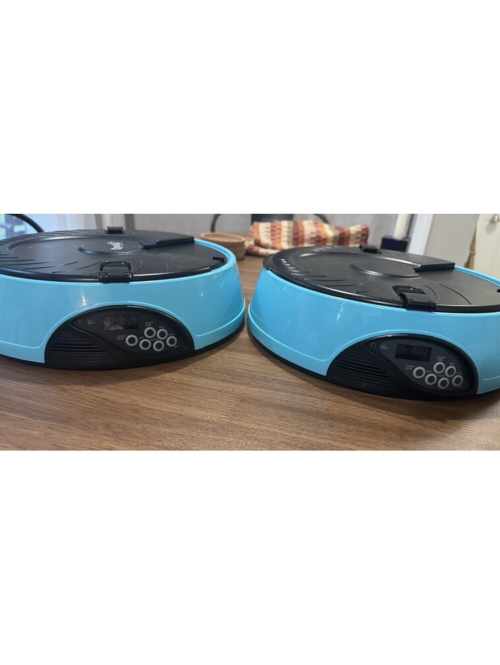 QPets Automatic Pet Feeders (Set of 2) – Programmable Timed Feeders